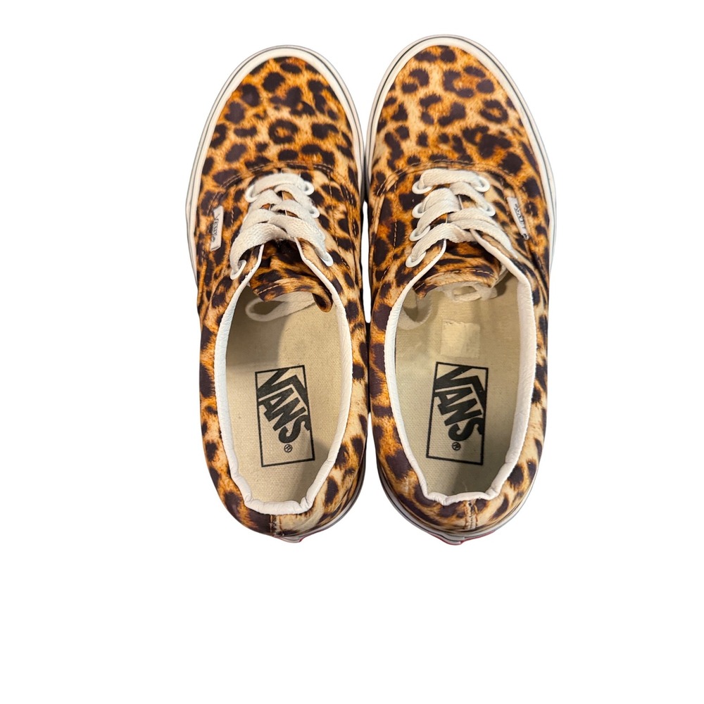 Vans Era Leopard Print Canvas Low Top Sneakers Mens 6 Womens 7.5 508731 - Picture 5 of 8